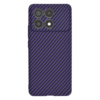Case for Xiaomi Poco F6 Pro, Techsuit, Carbonite FiberShell, Purple
