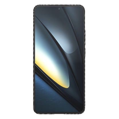Case for Xiaomi Poco F6 Pro, Techsuit, Carbonite FiberShell, Black