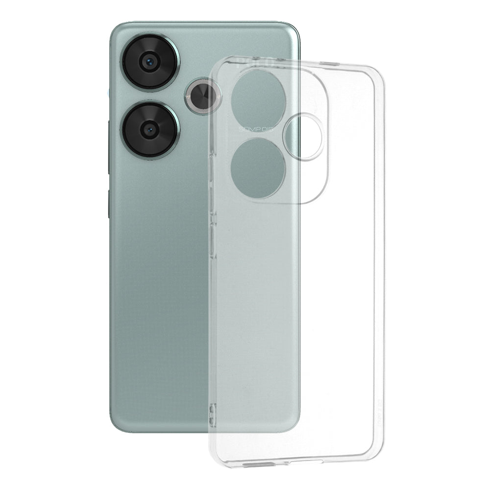 Case for Xiaomi Poco F6, Techsuit, Clear, Transparent