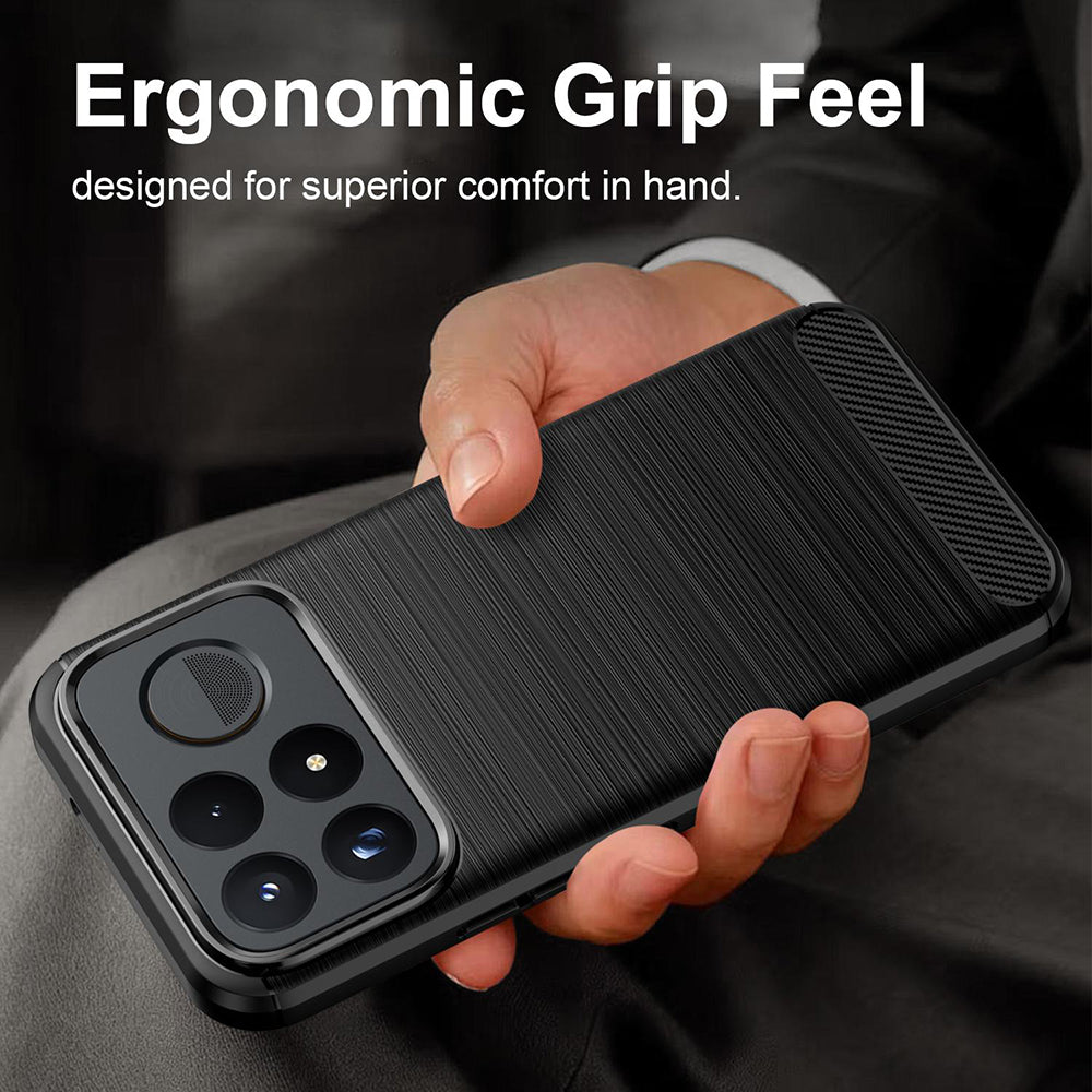 Case for Xiaomi Poco F9 Pro, Techsuit, Carbon, Black