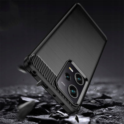 Case for Xiaomi Poco X5 Pro / Redmi Note 12 Pro 5G, Techsuit, Carbon, Black