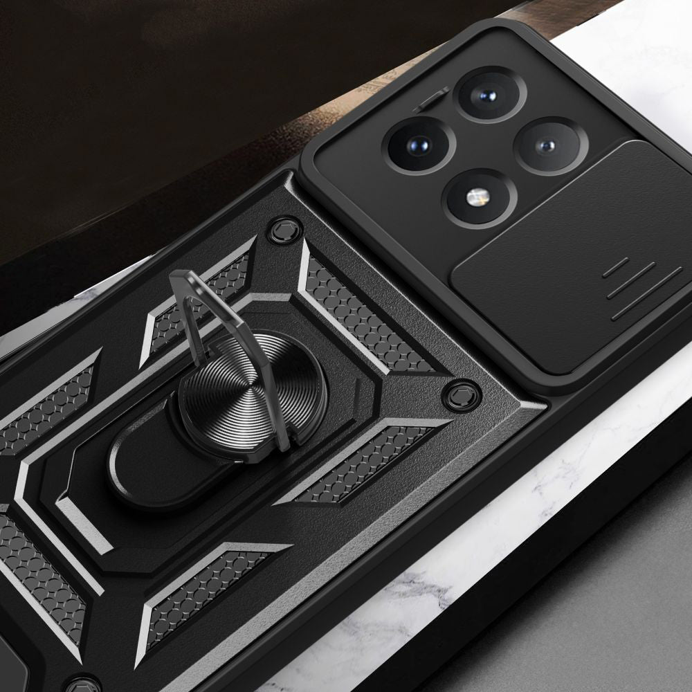 Case for Xiaomi Poco X6 Pro, Techsuit, CamShield, Black