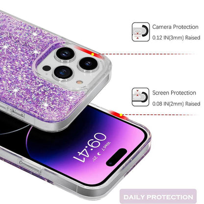 Case for Xiaomi Poco X6 Pro, Techsuit, Sparkly Glitter, Blue