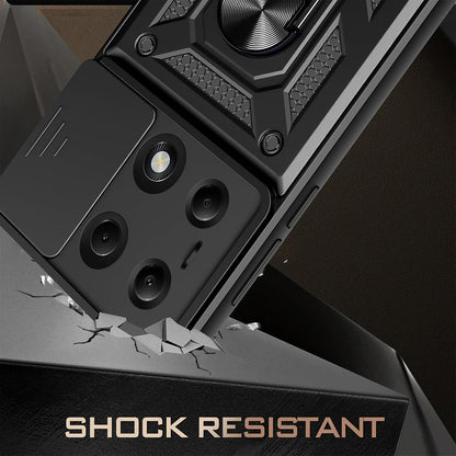 Case for Xiaomi Poco X7 / Note 14 Pro 5G, Techsuit, CamShield, Black