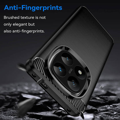 Case for Xiaomi Poco X7 / Note 14 Pro 5G, Techsuit, Carbon, Black