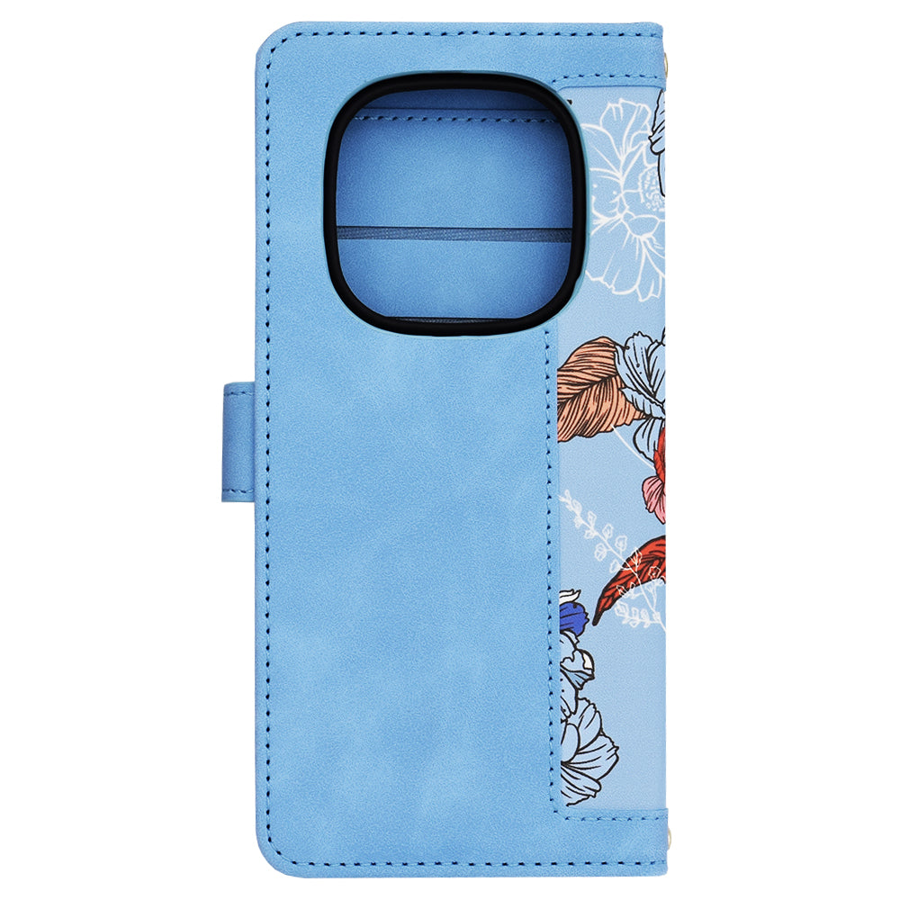 Case for Xiaomi Poco X7 / Note 14 Pro 5G, Techsuit, FlipCraft, Blue
