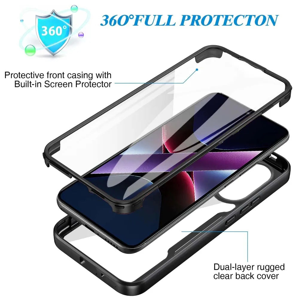Case for Xiaomi Poco X7 Pro, Techsuit, ColorVerse 360, Blue