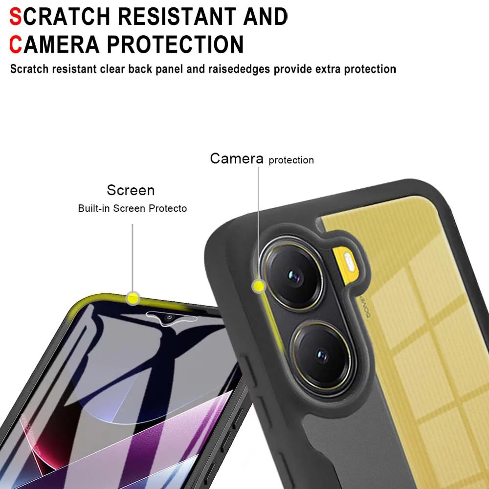 Case for Xiaomi Poco X7 Pro, Techsuit, ColorVerse 360, Black