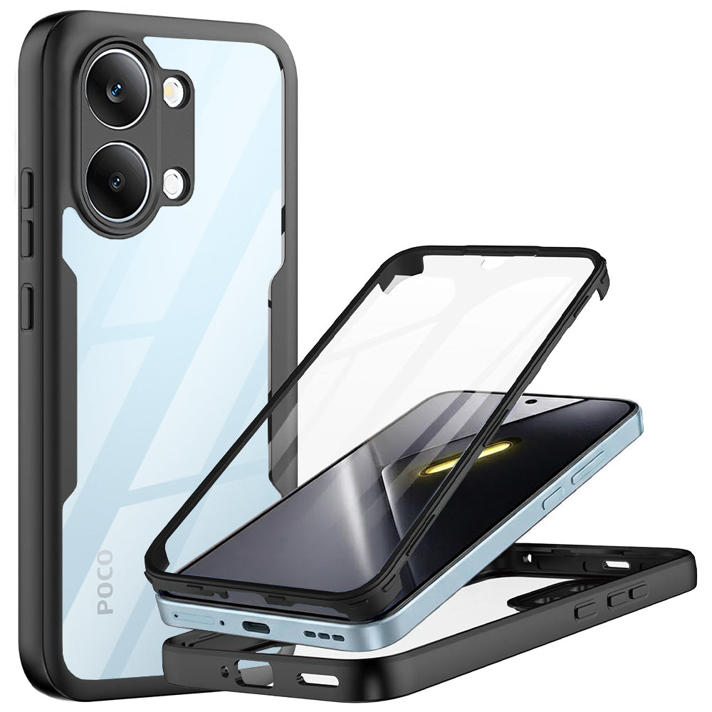 Case for Xiaomi Poco X8 Pro Max, Techsuit, ColorVerse 360, Black