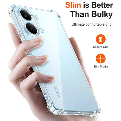 Case for Xiaomi Poco X8 Pro Max, Techsuit, Shockproof Clear, Transparent