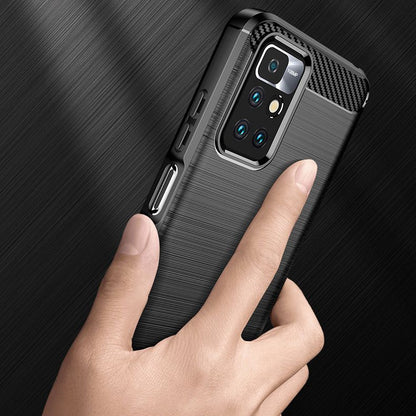Case for Xiaomi Redmi 10 2022 / 10 (2021), Techsuit, Carbon, Black