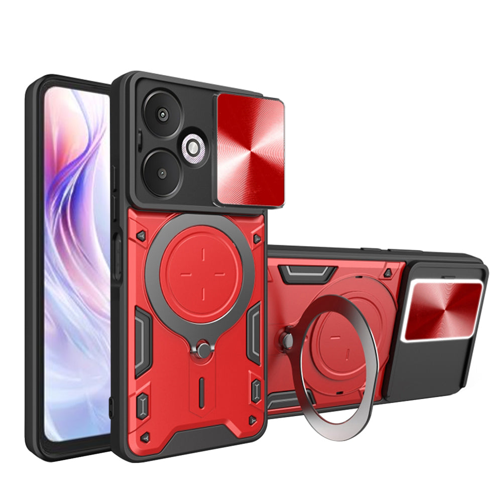 Case for Xiaomi Redmi 13C 5G, Techsuit, CamGuard Pro, Red
