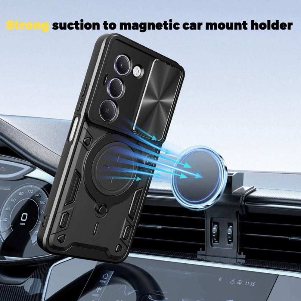 Case for Xiaomi Redmi 15 5G / 15 4G, Techsuit, CamGuard Pro, Purple