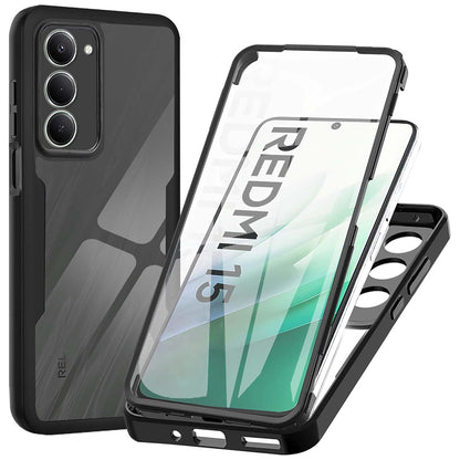 Case for Xiaomi Redmi 15 5G / 15 4G, Techsuit, ColorVerse 360, Black