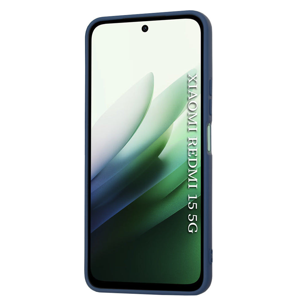 Case for Xiaomi Redmi 15 5G / 15 4G, Techsuit, SoftFlex, Navy Blue