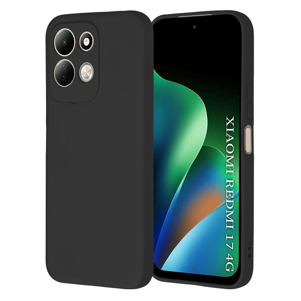 Case for Xiaomi Redmi 17 5G / 17 4G, Techsuit, SoftFlex, Black