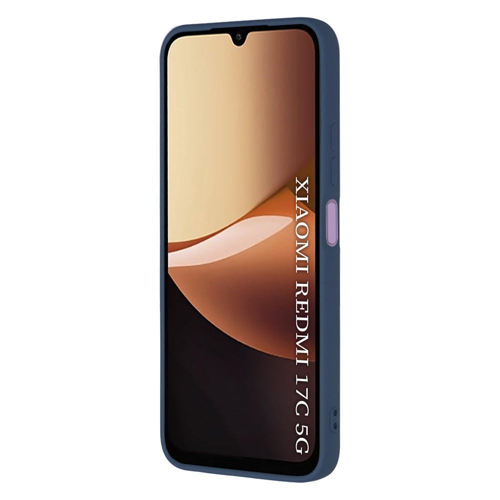 Case for Xiaomi Redmi 17C 5G, Techsuit, SoftFlex, Navy Blue