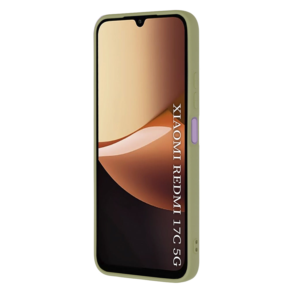 Case for Xiaomi Redmi 17C 5G, Techsuit, SoftFlex, Matcha