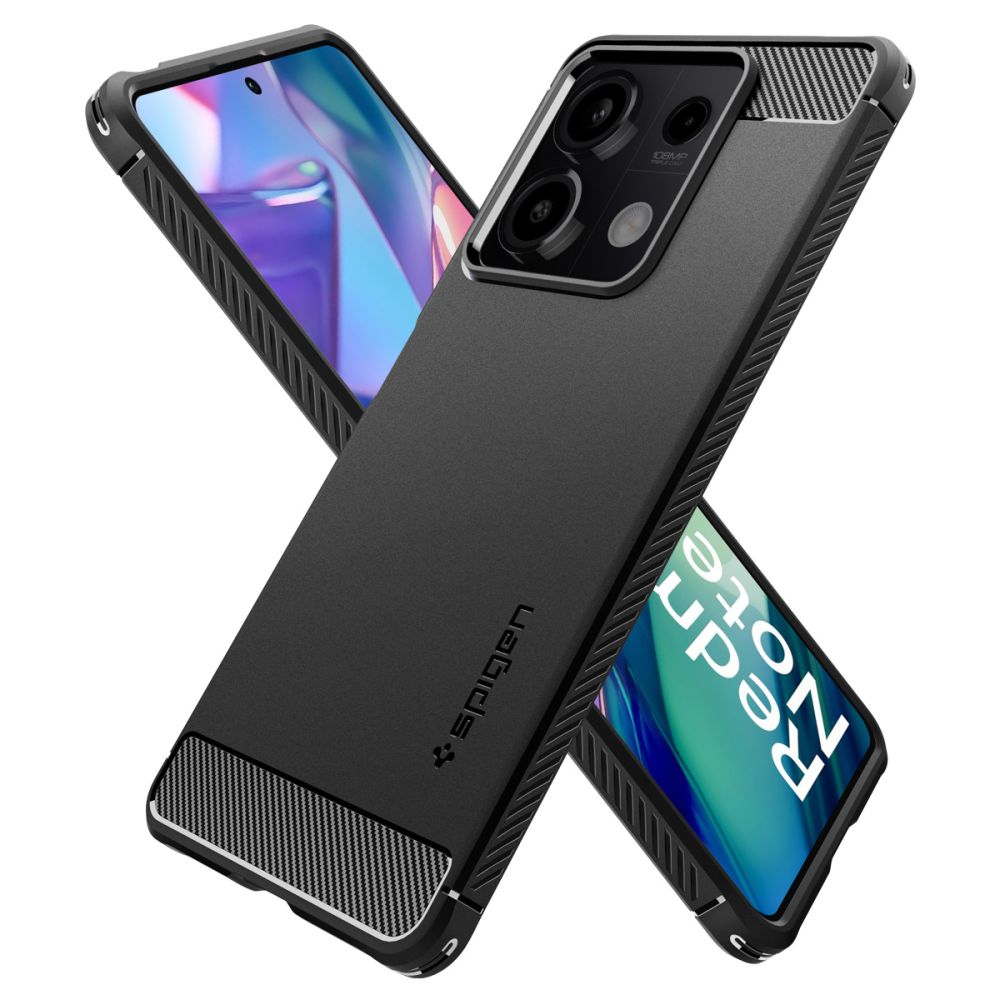 Case for Xiaomi Redmi Note 13 5G, Spigen, Rugged Armor, Black ACS07665