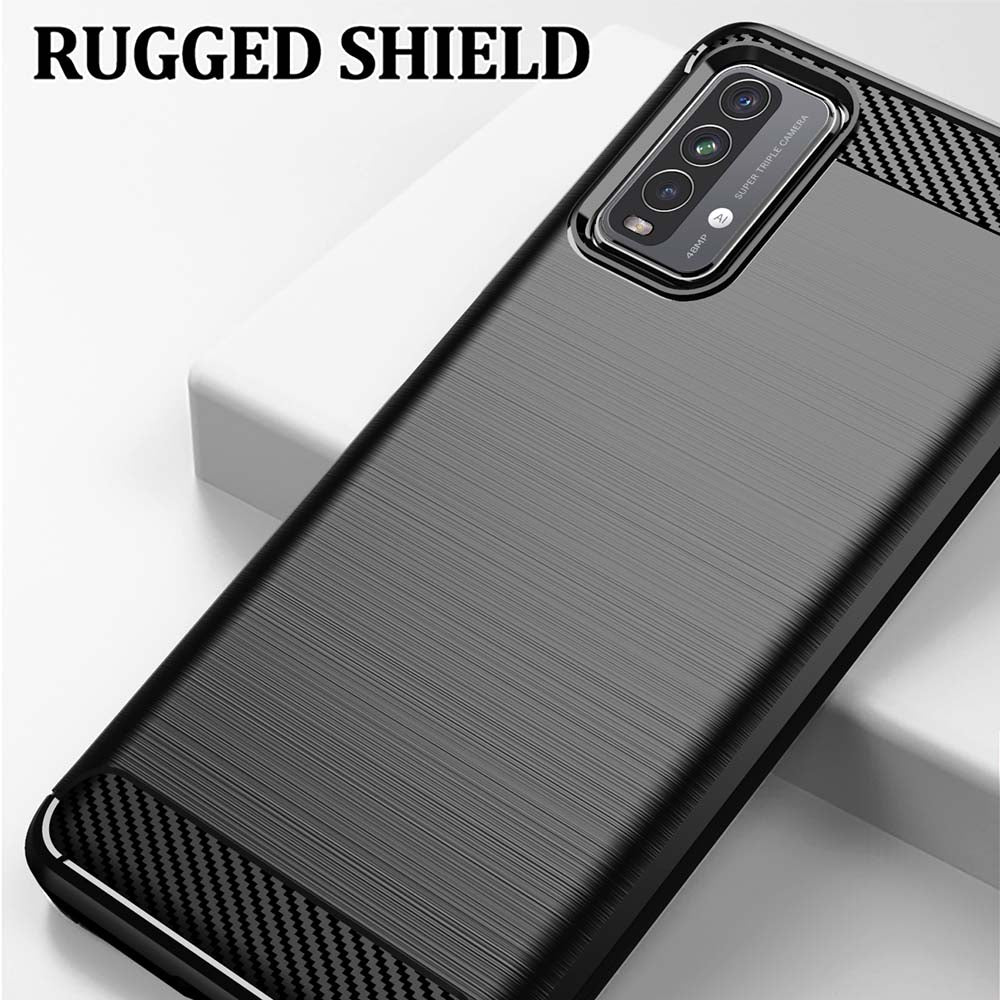 Case for Xiaomi Redmi 9 Power / 9T, Techsuit, Carbon, Black