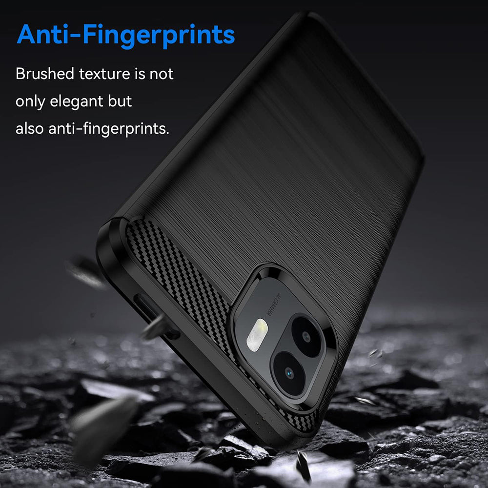 Case for Xiaomi Redmi A2 / A1, Techsuit, Carbon, Black