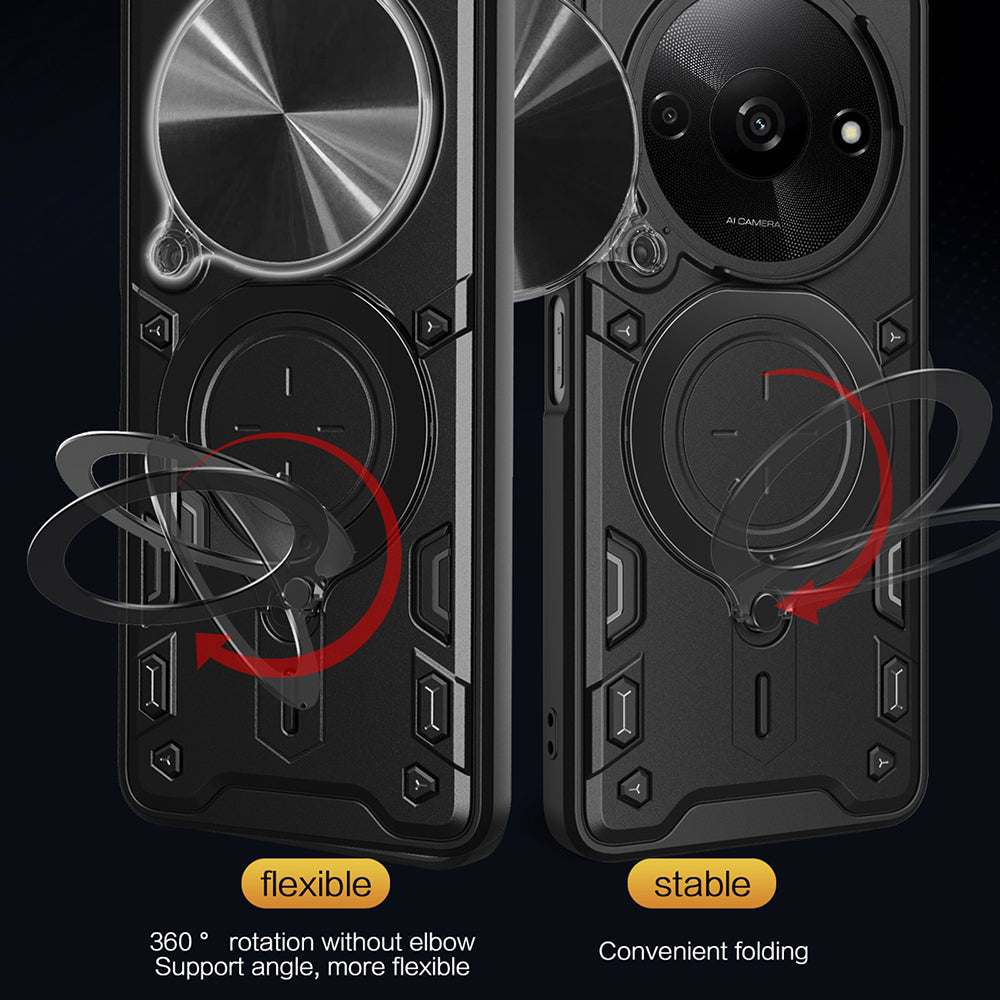 Case for Xiaomi Redmi A3, Techsuit, CamGuard Pro, Black