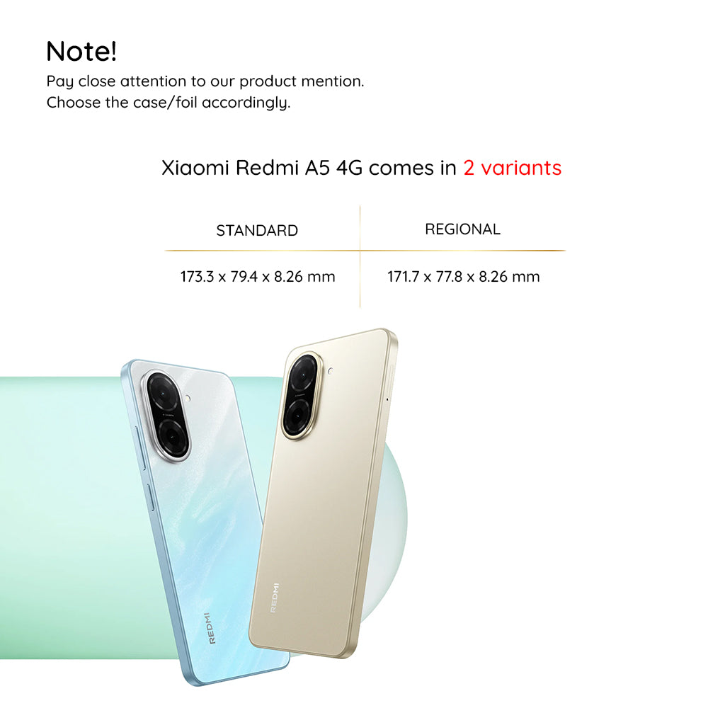 Case for Xiaomi Redmi A5 4G (Standard), Techsuit, Shockproof Clear, Transparent
