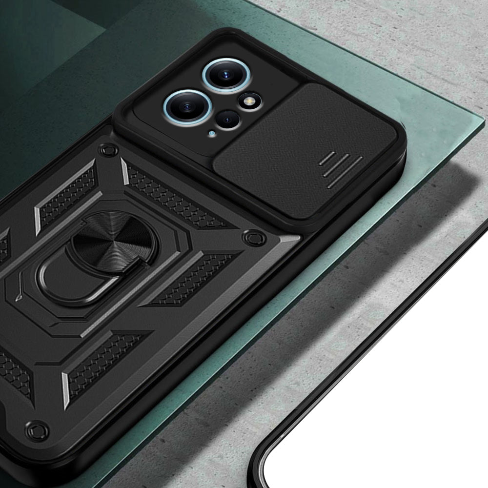 Case for Xiaomi Redmi Note 12 4G, Techsuit, CamShield, Black