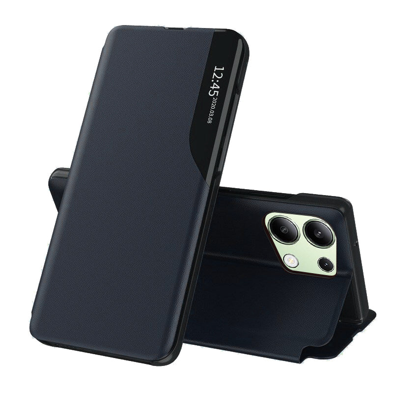 Case for Xiaomi Redmi Note 13 4G, Techsuit, eFold, Dark Blue
