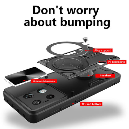 Case for Xiaomi Redmi Note 13 5G, Techsuit, CamGuard Pro, Black