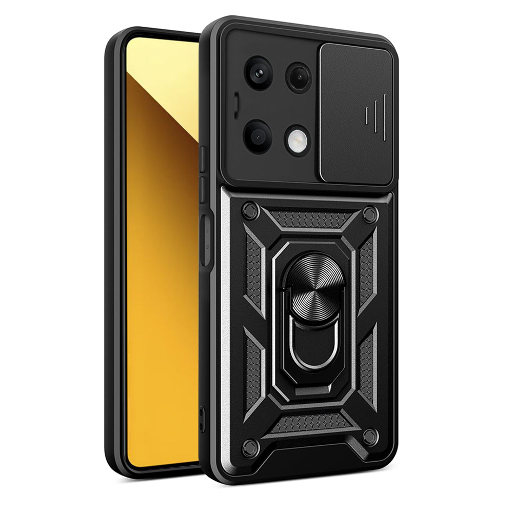Case for Xiaomi Redmi Note 13 5G, Techsuit, CamShield, Black