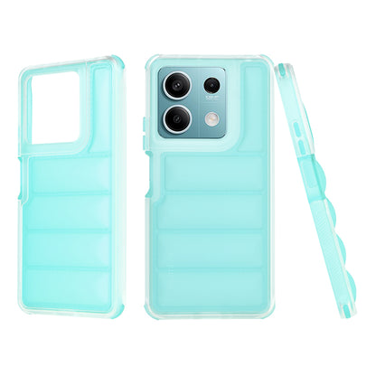 Case for Xiaomi Redmi Note 13 5G, Techsuit, Wave Shield, Turquoise