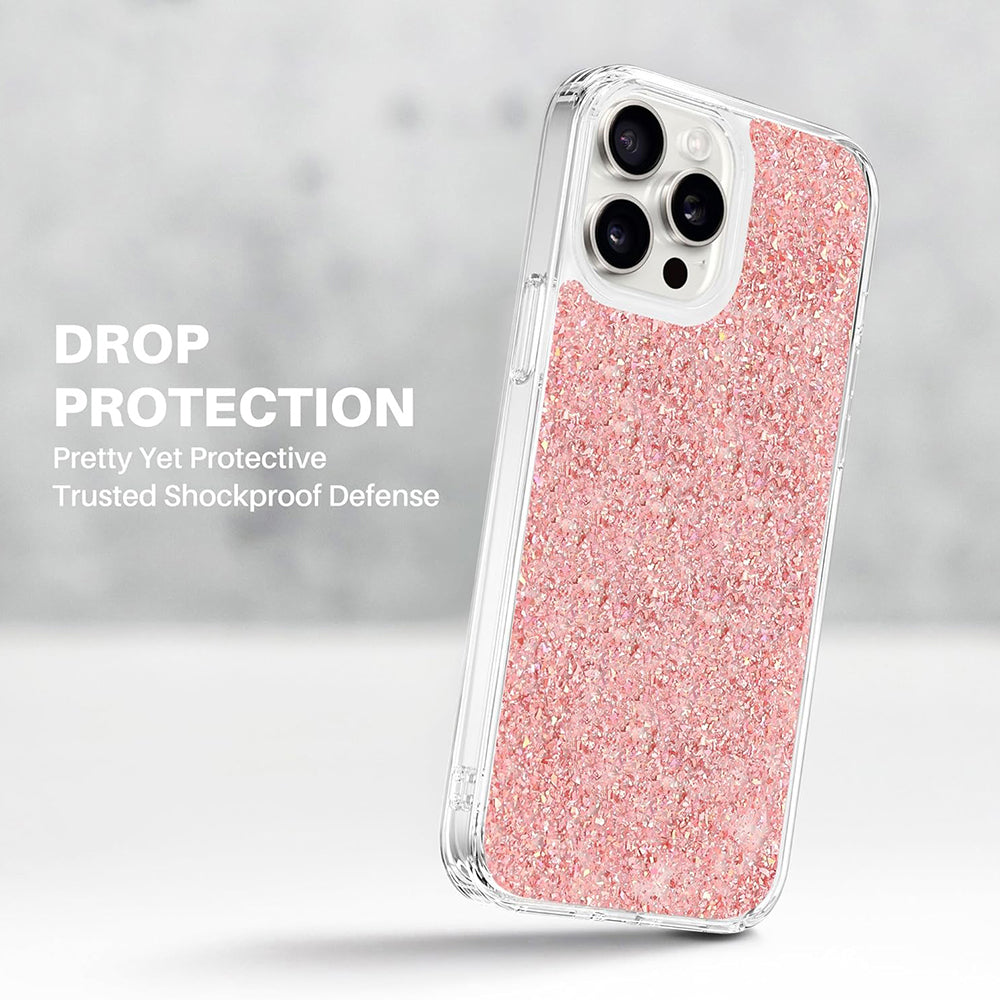 Case for Xiaomi Redmi Note 13 Pro 4G / Poco M6 Pro 4G, Techsuit, Sparkly Glitter, Purple