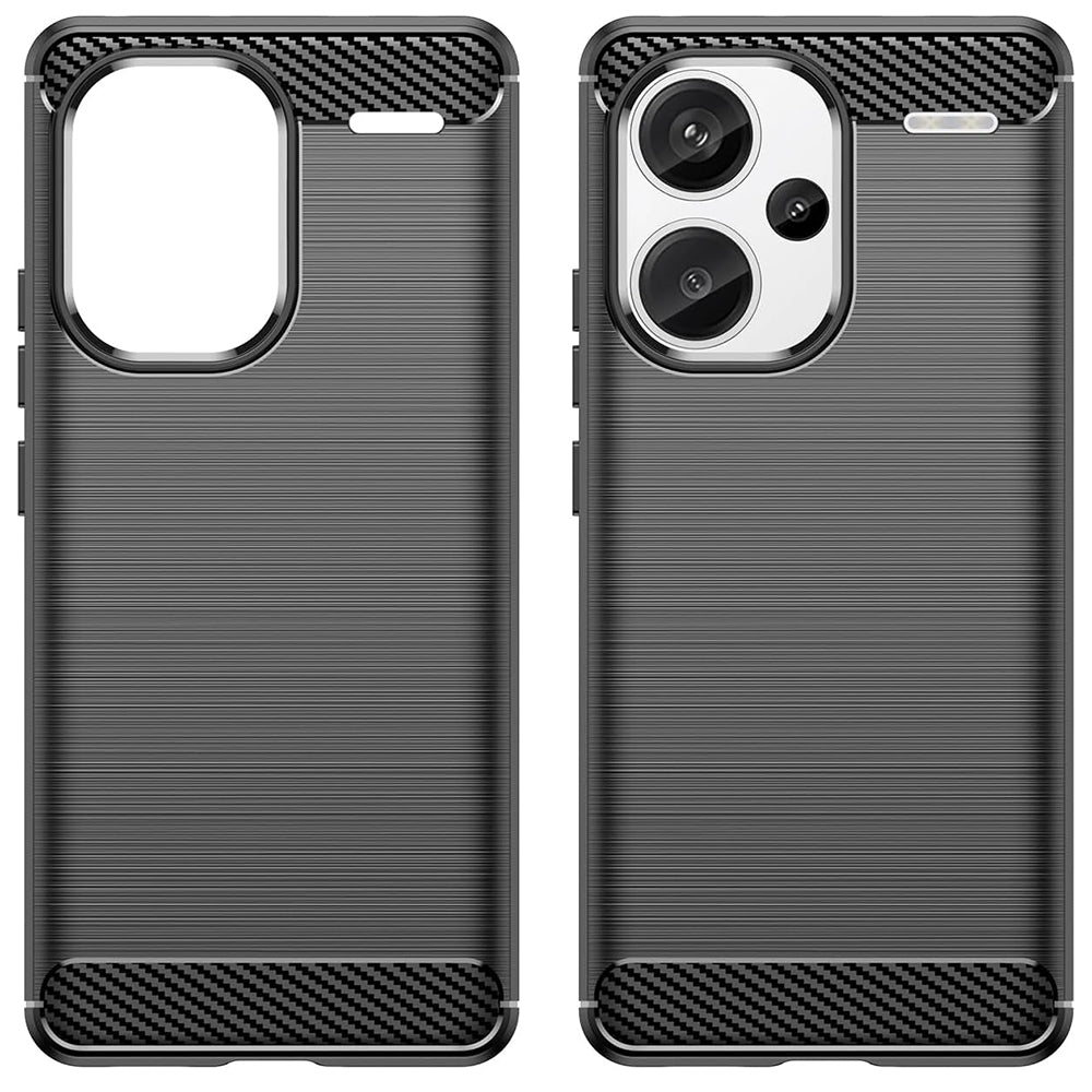 Case for Xiaomi Redmi Note 13 Pro+, Techsuit, Carbon, Black