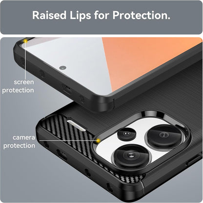 Case for Xiaomi Redmi Note 13 Pro+, Techsuit, Carbon, Black