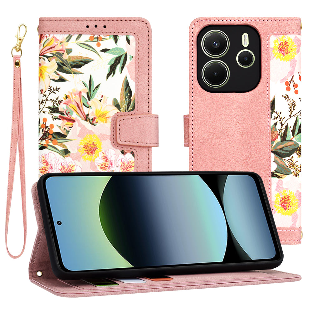 Case for Xiaomi Redmi Note 14 4G (Regional), Techsuit, FlipCraft, Pink