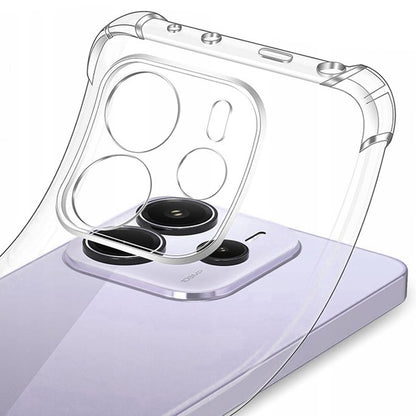 Case for Xiaomi Redmi Note 14 4G (Standard), Techsuit, Shockproof Clear, Transparent