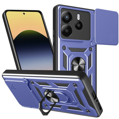 Case for Xiaomi Redmi Note 14 5G, Techsuit, CamShield, Blue