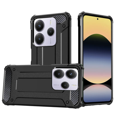 Case for Xiaomi Redmi Note 14 5G, Techsuit, Hybrid Armor, Black