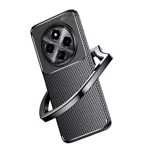Case for Xiaomi Redmi Note 14 Pro 4G, Techsuit, CarbonFiber, Black