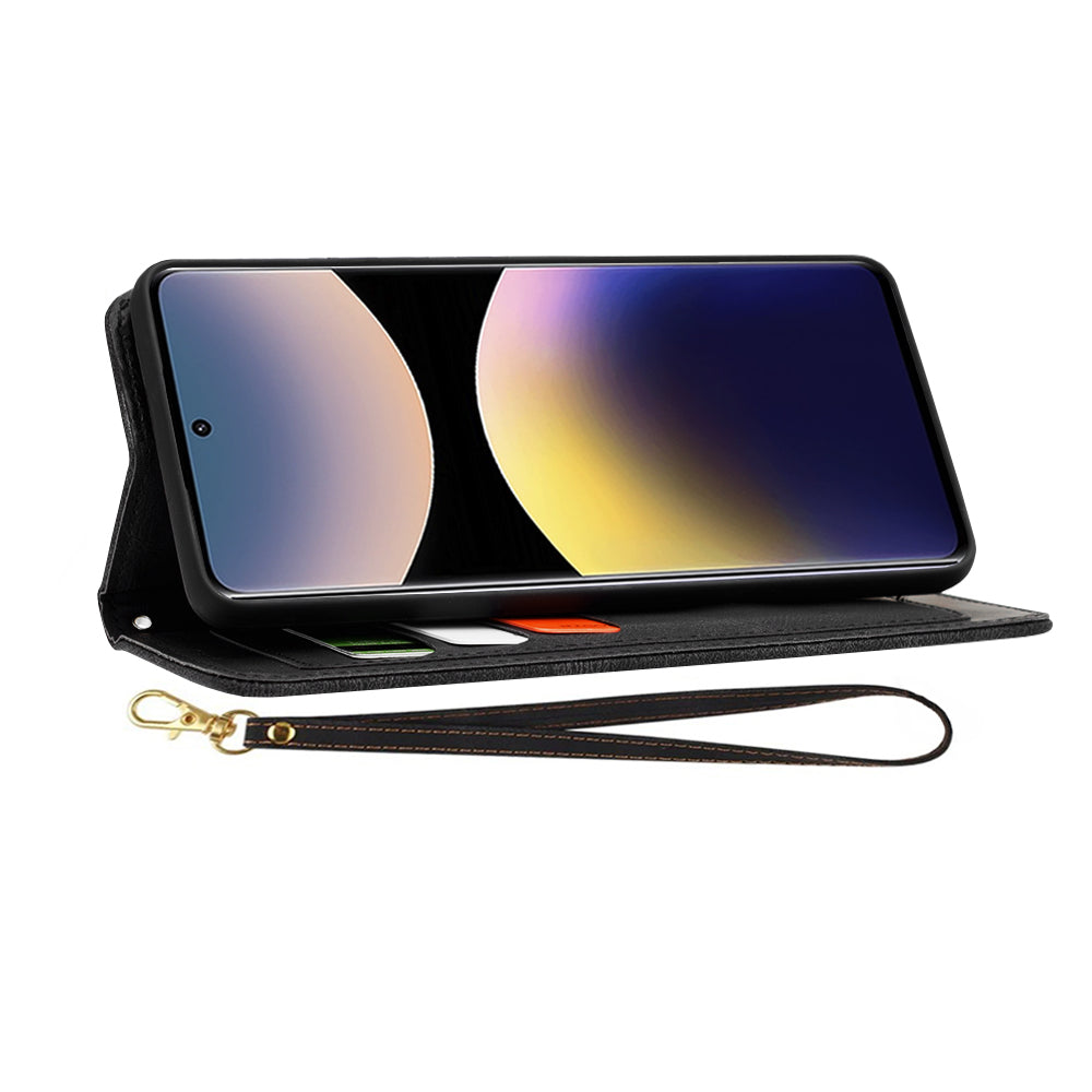 Case for Xiaomi Redmi Note 14 Pro 4G, Techsuit, FlipCraft, Black
