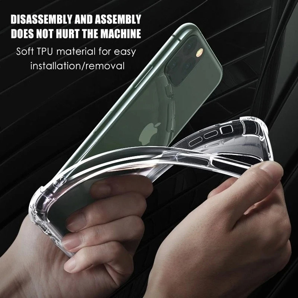 Case for Xiaomi Redmi Note 14 Pro+ 5G, Techsuit, Shockproof Clear, Transparent