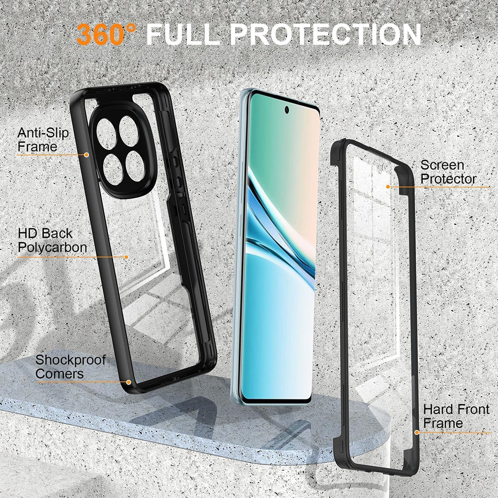 Case for Xiaomi Redmi Note 15 4G, Techsuit, ColorVerse 360, Black