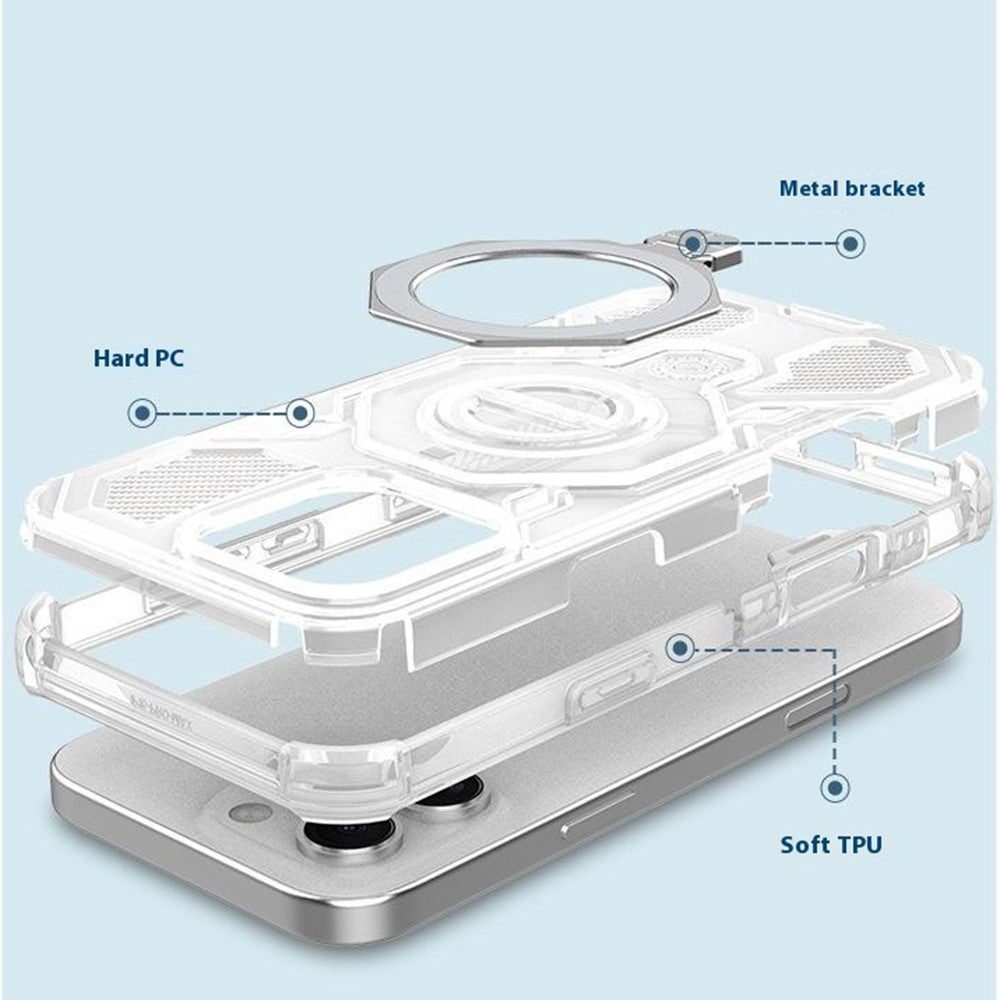 Case for Xiaomi Redmi Note 15 Pro 4G, Techsuit, Carbon Shield Pro, White