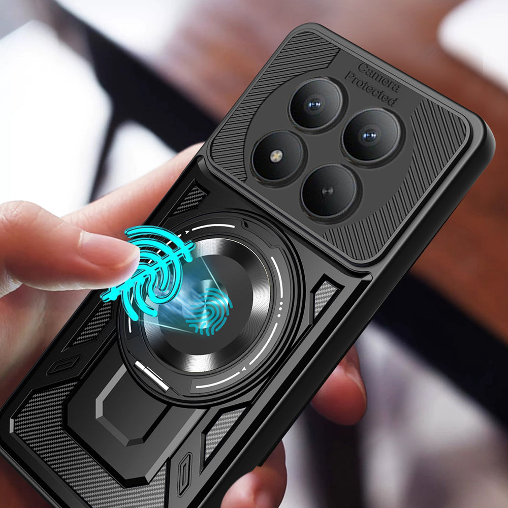 Case for Xiaomi Redmi Note 15 Pro 4G, Techsuit, RuggedCam, Black