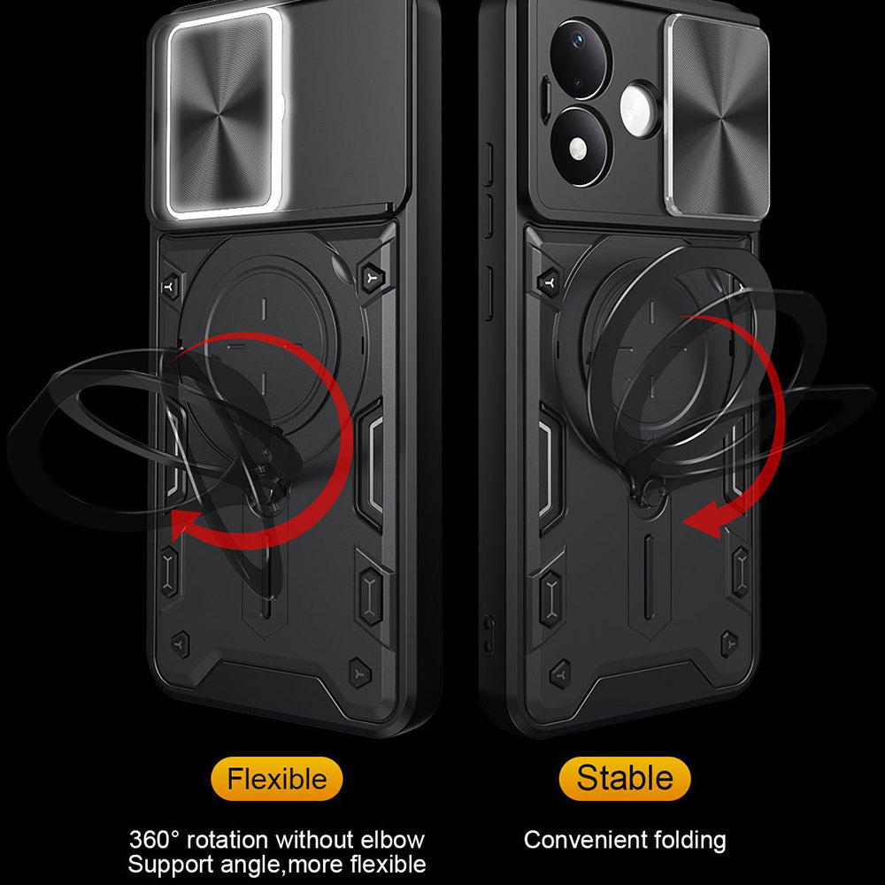 Case for Xiaomi Redmi Note 17 Pro, Techsuit, CamGuard Pro, Black