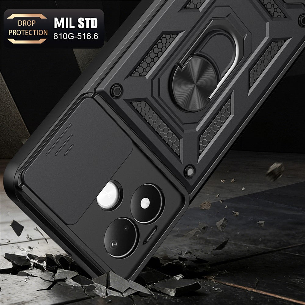 Case for Xiaomi Redmi Note 17 Pro, Techsuit, CamShield, Black