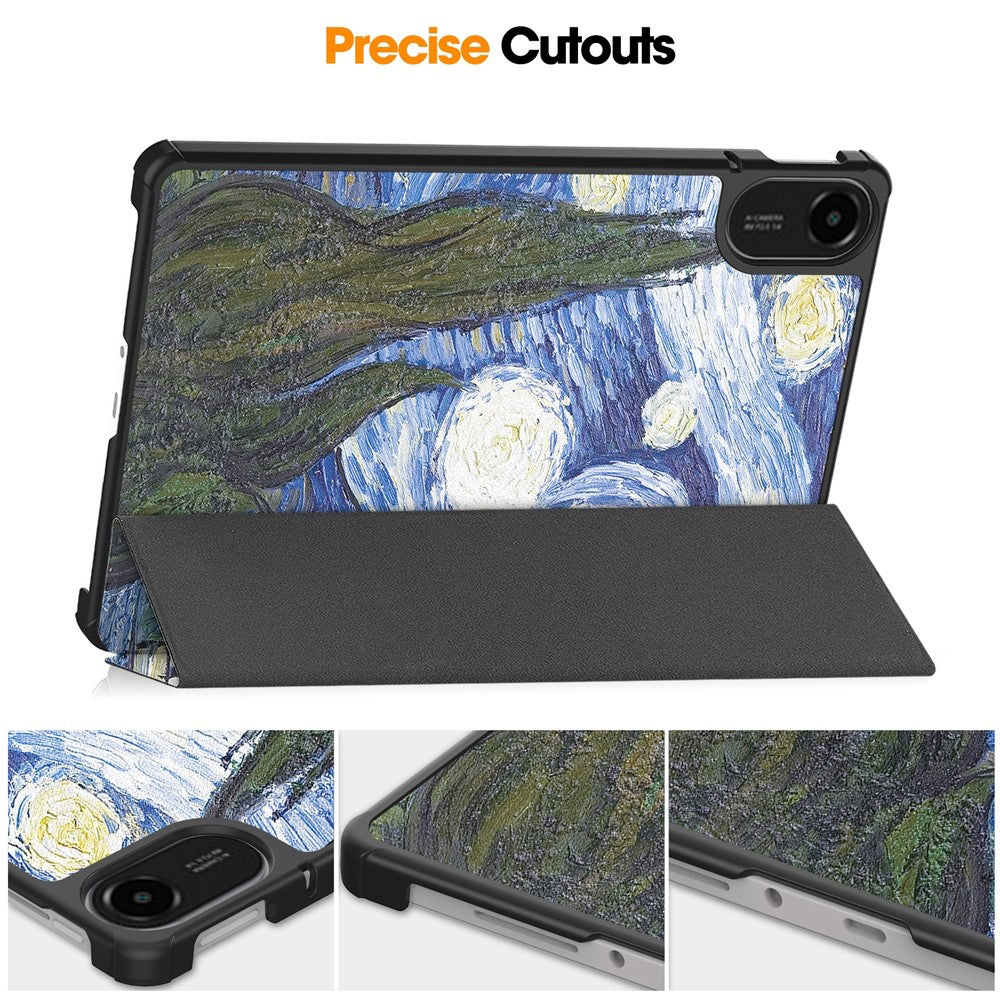 Case for Xiaomi Redmi Pad 2 Pro, Techsuit, FoldPro Starry Night, Multicolor
