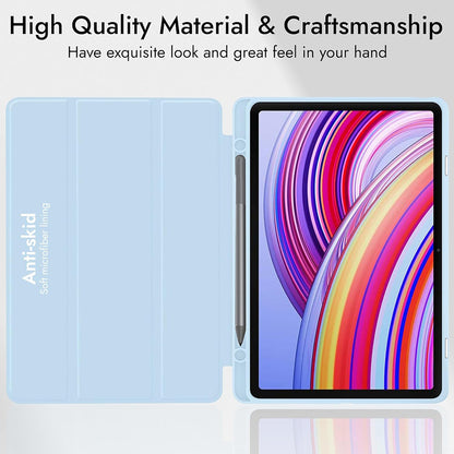 Case for Xiaomi Redmi Pad Pro / Pad / Pad Pro 5G, Techsuit, Flex Trifold, Gray