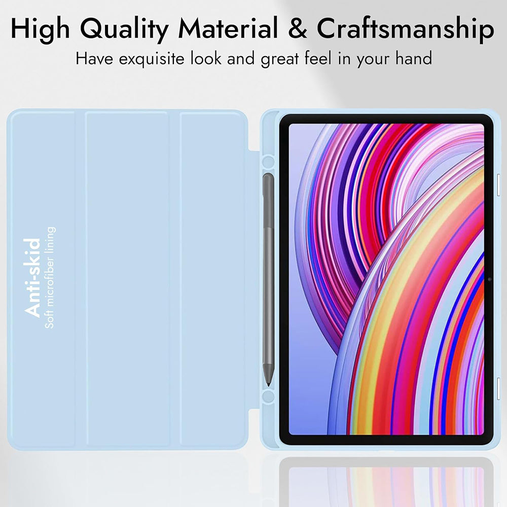 Case for Xiaomi Redmi Pad Pro / Pad / Pad Pro 5G, Techsuit, Flex Trifold, Purple